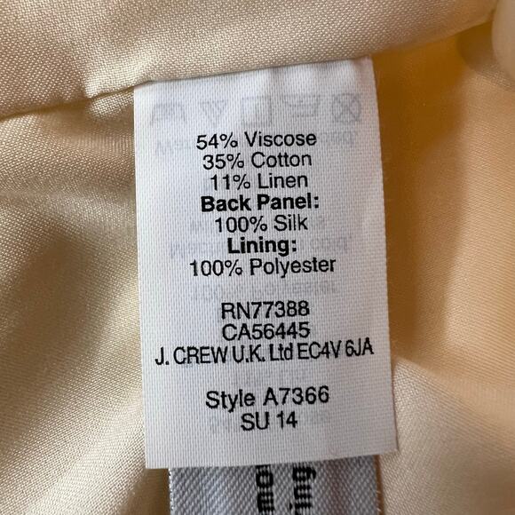 MADEWELL Linen Silk Blend Sleeveless Vest in White Women’s Size Large - Picture 9 of 9